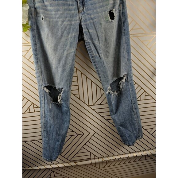 Rag & Bone Women's Boyfriend Relaxed Distressed Jeans In Moss Size 26 READ - Picture 6 of 11
